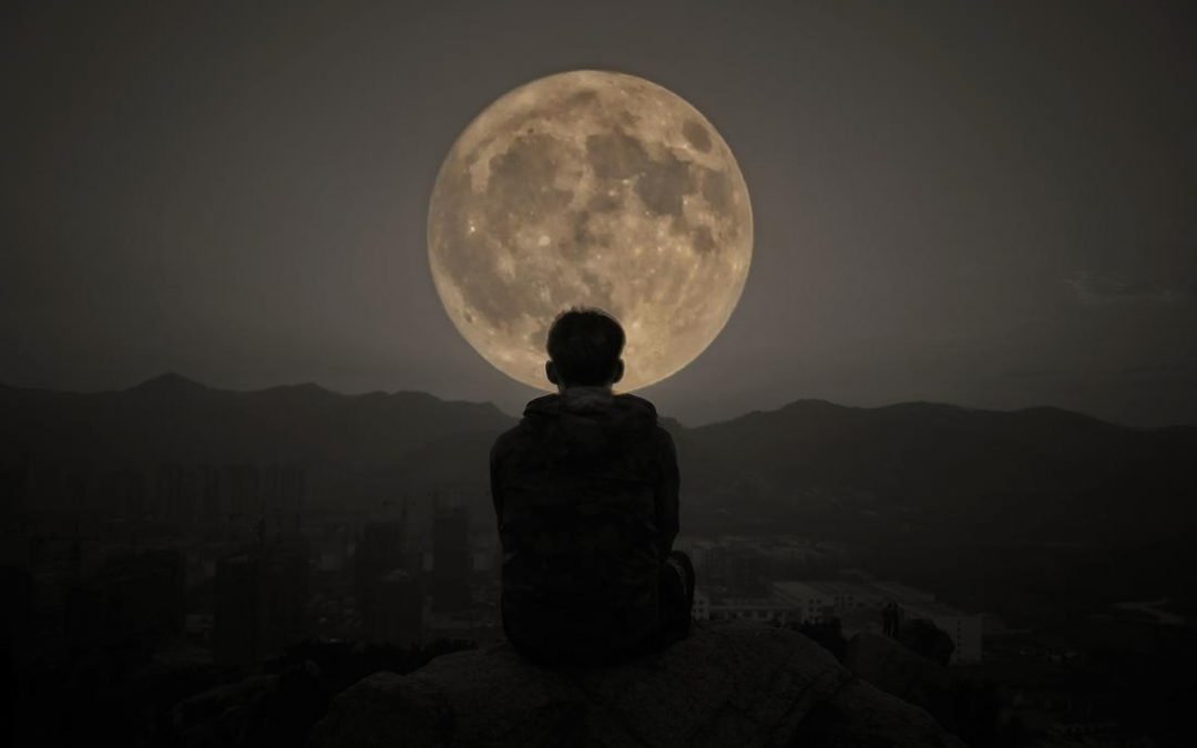 Luna llena y meditación