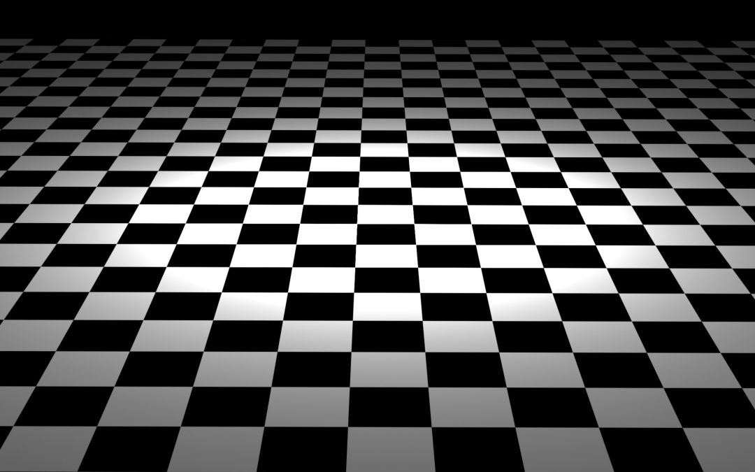 Damero y pavimento mosaico