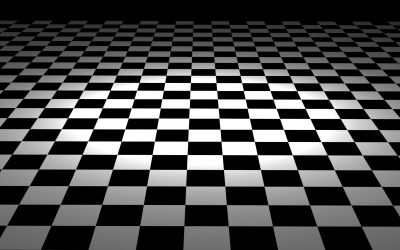 Damero y pavimento mosaico
